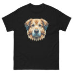 Golden Retriever Dog Low Poly T-Shirt
